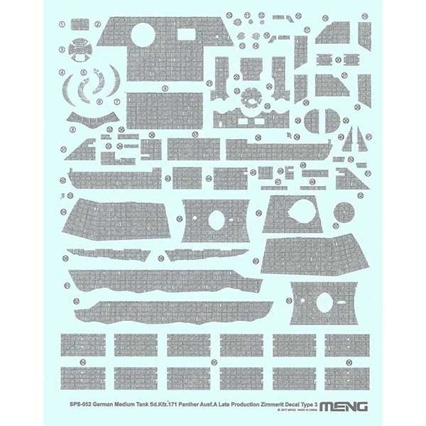 Maquette Meng SPS-052 Panther Zimmerit C 1/35