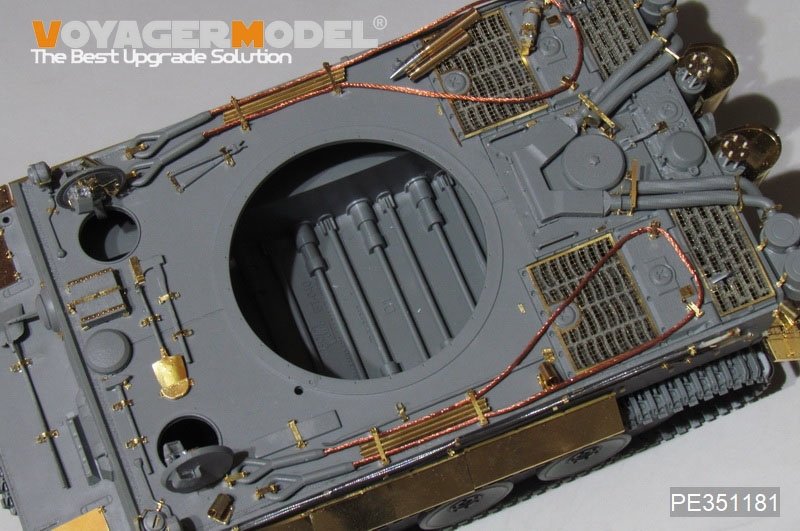 Maquette Voyager PE351181 Char Tiger I allemand de la Seconde Guerre mondiale, première production (pour Border BT-010) 1/35 – Bild 17