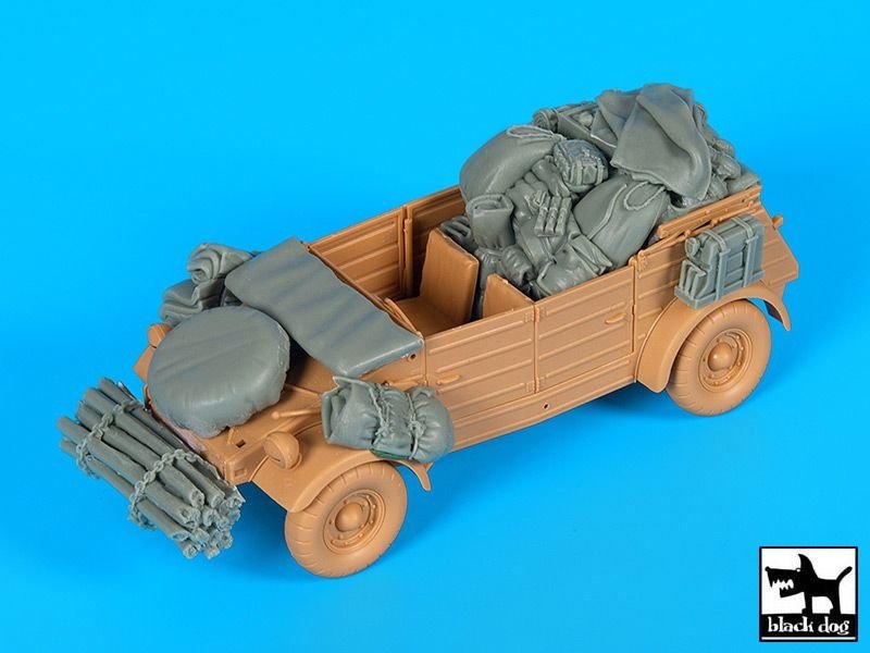 Ensemble d&amp;#39;accessoires Black Dog T35219 Kübelwagen Africa Corps au 1/35 – image 5