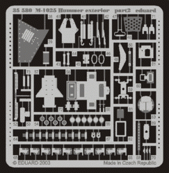 Eduard 35580 M-1025 extérieur 1/35 Academy