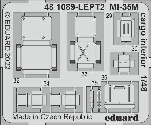 Eduard 481089 Intérieur cargo Mi-35M ZVEZDA 1/48 – Bild 2