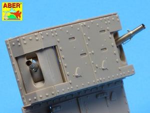 Canons Aber 35L-156 pour char britannique Mark IV de la Première Guerre mondiale – Femelle (1/35) – imagen 7