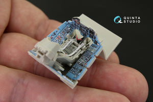 Intérieur coloré imprimé en 3D sur papier décalcomanie pour le kit KittyHawk (QD48170 Su-27) Quinta Studio, échelle 1/48  – image 9