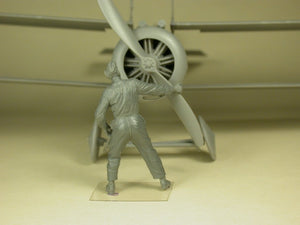 Copper State Models F32-027 RFC Mécanicien d&amp;#39;air faisant tourner l&amp;#39;hélice 1/32 – immagine 2