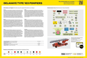 Heller 56780 Delahaye Type 103 Pompiers - Kit de démarrage 1/24 – immagine 3