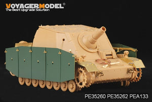 Jupes latérales pour Sturmpanzer IV Brummbar allemand de la Seconde Guerre mondiale (version initiale) - Modèle Voyager PEA133 (pour Tristar 35038) - Échelle 1/35 – image 7