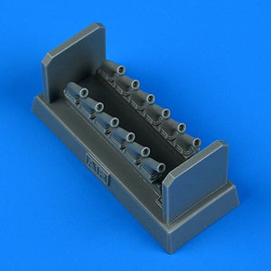 Échappement Quickboost QB48957 pour P-51K/Mk.IV Mustang Airfix au 1/48