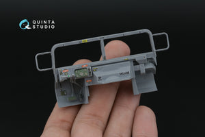 Intérieur imprimé en 3D et coloré sur papier décalcomanie (ICM) pour la gamme Humvee QD35154 de Quinta Studio (échelle 1/35). – immagine 10