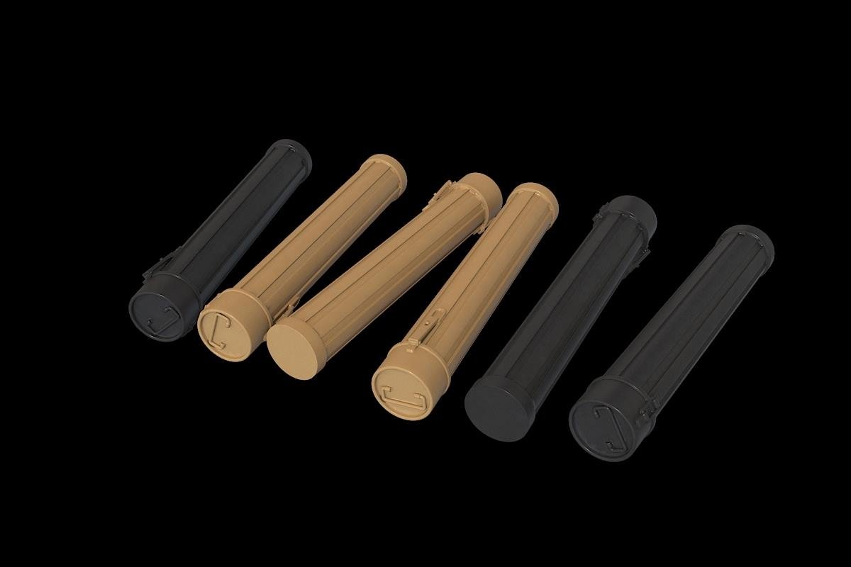 Conteneurs de munitions Panzer Art RE35-615 pour KwK42 (12 pièces) 1/35
