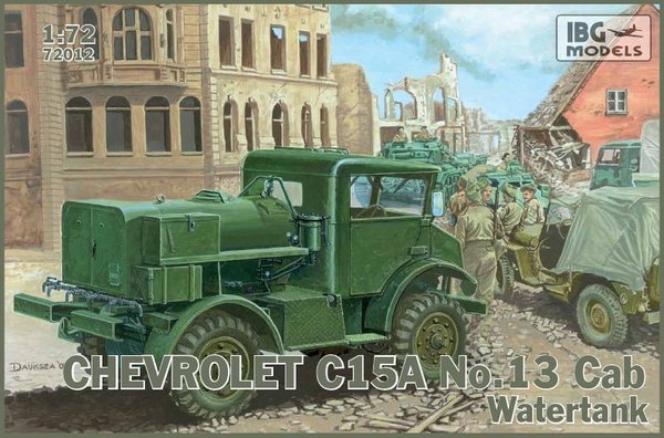 IBG 72012 Chevrolet C15A No.13 Cab Réservoir d&amp;#39;eau 1/72
