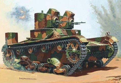 Mirage Hobby 72603 VICKERS E Mk A char (1/72)