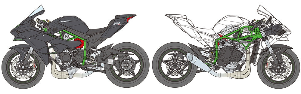 Tamiya-Kawasaki Ninja H2R, 14131, 1/12  – image 12