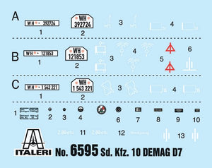 Italeri 6595 Sd. Kfz. 10 Demag D7 avec canon de 7,5 cm leIG 18 et équipage au 1/35 – Bild 6
