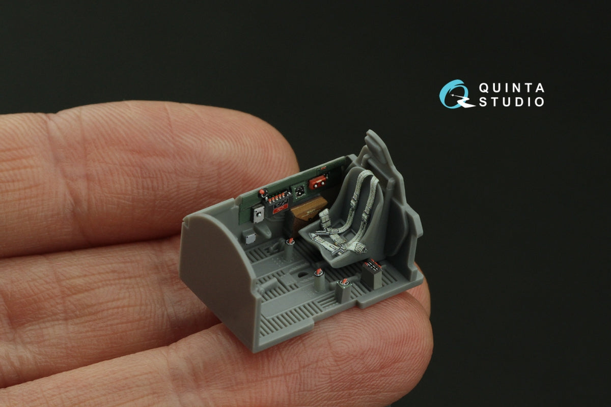 Intérieur coloré imprimé en 3D sur papier décalcomanie Quinta Studio QD72153 P-47D Thunderbolt Bubbletop (Tamiya) 1/72 – imagen 7