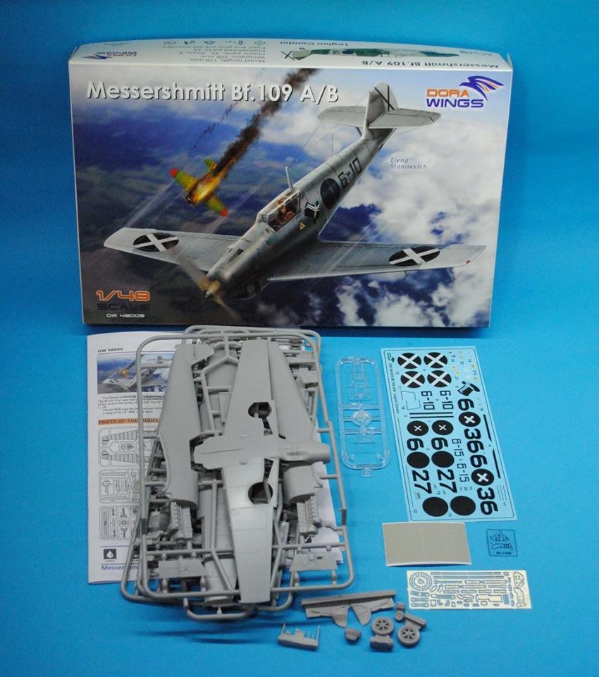 Dora Wings 48009 Bf.109 A/B Legion Condor 1/48 – immagine 2