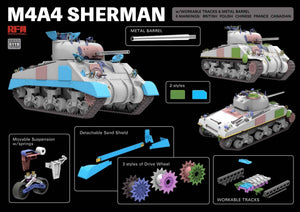 Maquette Rye Field 5119 M4A4 Sherman 1/35 – Bild 2