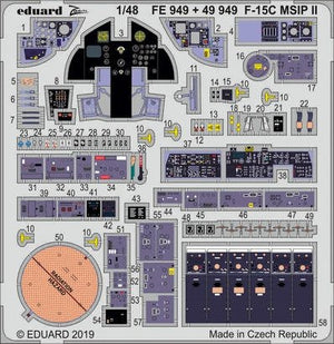 Intérieur Eduard 49949 F-15C MSIP II 1/48 GREAT WALL HOBBY
