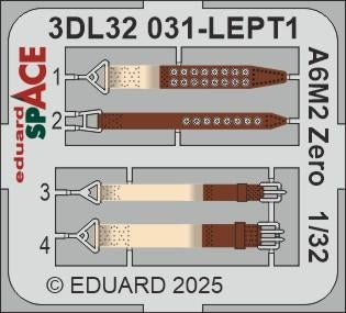Eduard 3DL32031 A6M2 Zero SPACE TAMIYA 1/32 – zdjęcie 3