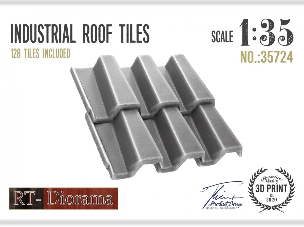 RT-Diorama 35724 Tuiles industrielles 1/35