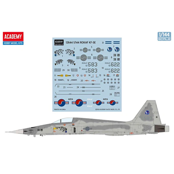Maquette Academy 12644 Northrop KF-5E Tiger II au 1/144 – Bild 2