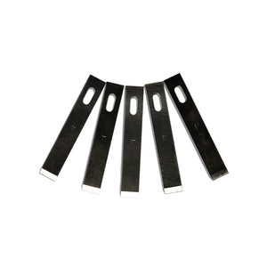 Lames biseautées AK9515-B (5 lames de rechange) pour couteau de loisir AK