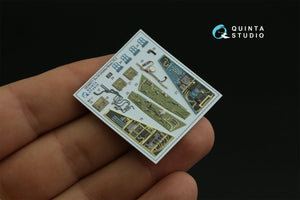 Intérieur imprimé en 3D et coloré sur papier décalcomanie Quinta Studio QD48071 Su-34 (HobbyBoss) 1/48 – image 4