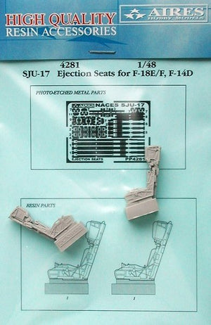 Sièges éjectables Aires 4281 SJU-17 pour F-18E/F et F-14D, échelle 1/48, Hasegawa