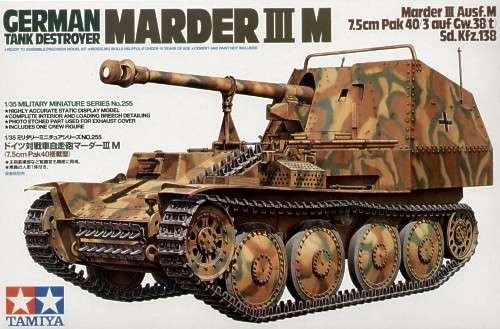 Tamiya 35255 Chasseur de chars allemand Marder III M (1/35)