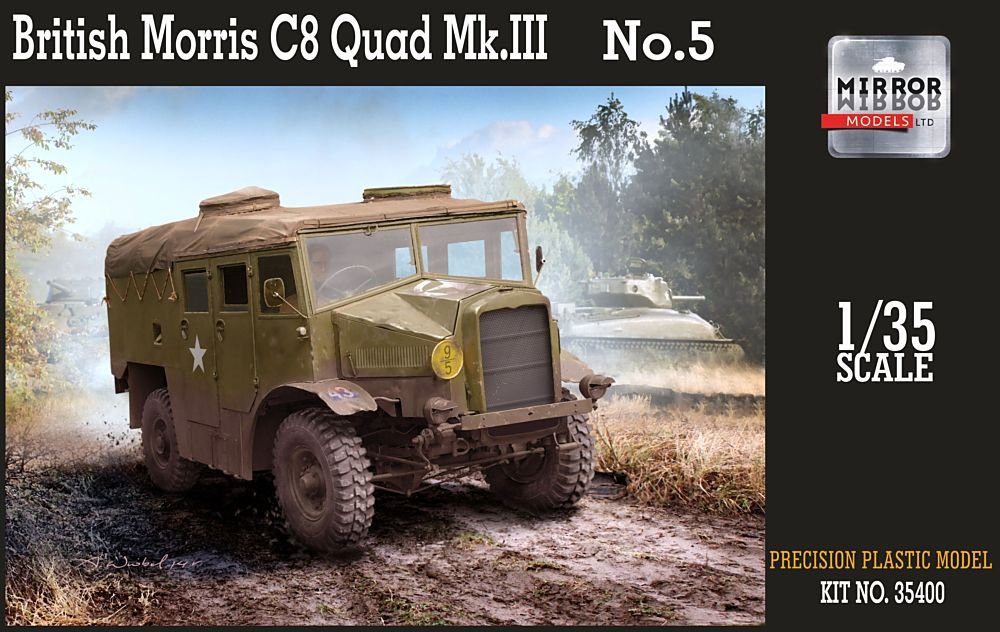 Mirror Models 35400 MORRIS C8 QUAD MK III BRITANNIQUE N° 5 (1/35)