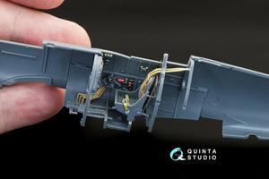 Intérieur du Spitfire Mk.IX imprimé en 3D et coloré sur papier décalcomanie Quinta Studio QD48119 (pour kit Eduard) 1/48 – image 6