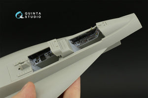 Intérieur imprimé en 3D et coloré sur papier décalcomanie pour F/A-18F (Trumpeter) de Quinta Studio QD32123, échelle 1/32 – Bild 12