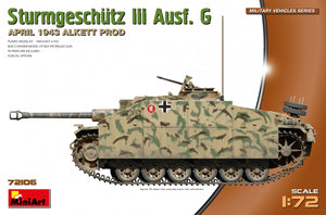 MiniArt 72106 STURMGESCHUTZ III AUSF. G, AVRIL 1943 ALKETT PROD. 1/72