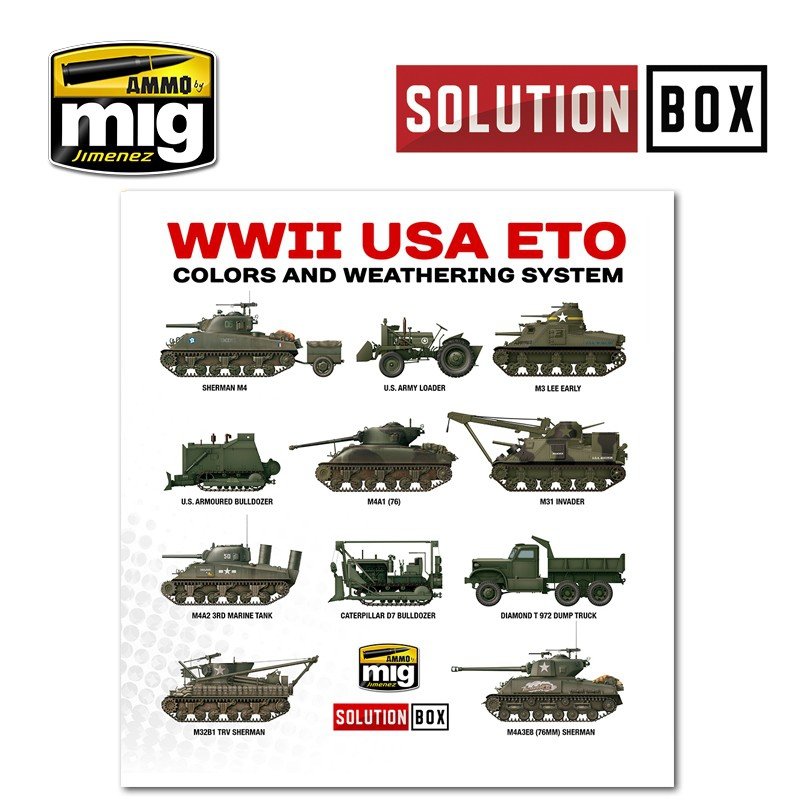 Munitions de Mig Jimenez 7700 WW II, boîte de solution américaine ETO – imagen 6