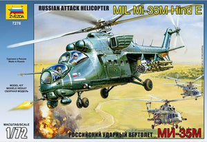 Zvezda 7276 Hélicoptère d&amp;#39;attaque soviétique MIL Mi-35 (1/72)