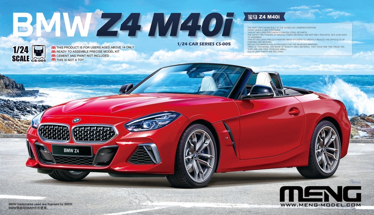 Meng modèle CS-005 BMW Z4 M40i 1/24