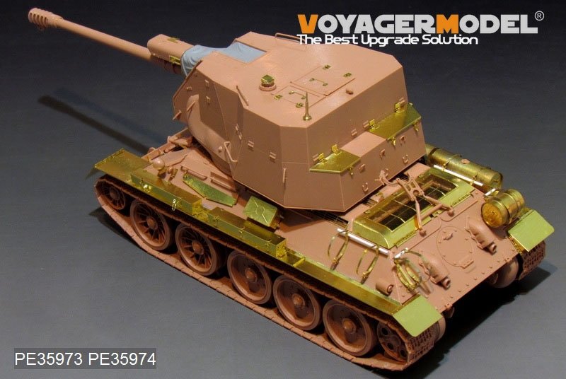 Maquette Voyager PE35973 T-34/122 SPG égyptien de base pour RFM 5013 1/35 – immagine 12
