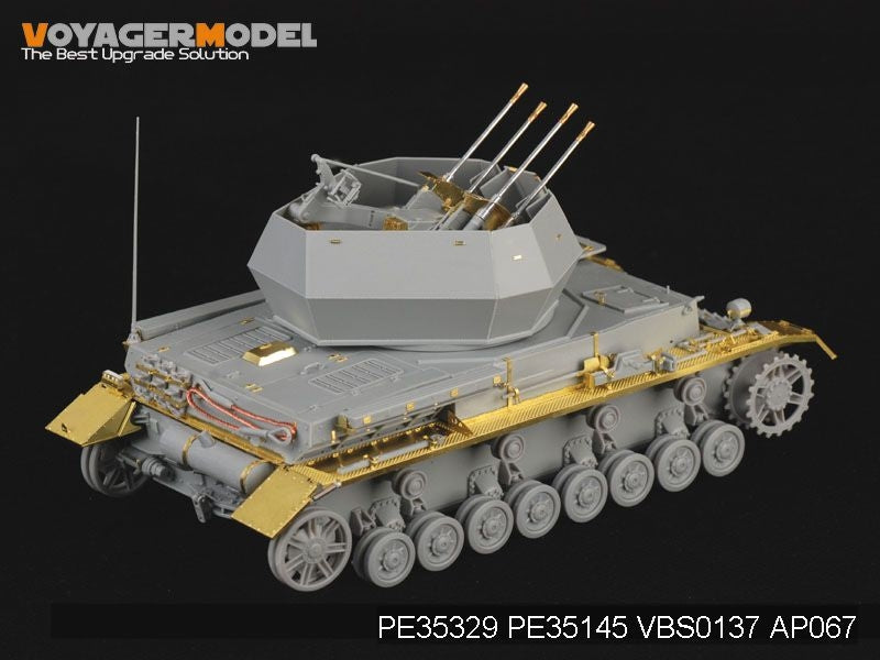 Maquette Voyager PE35329 Flakpanzer IV « Wirbelwind » allemand de 20 mm de la Seconde Guerre mondiale pour DRAGON 6540 au 1/35  – image 3