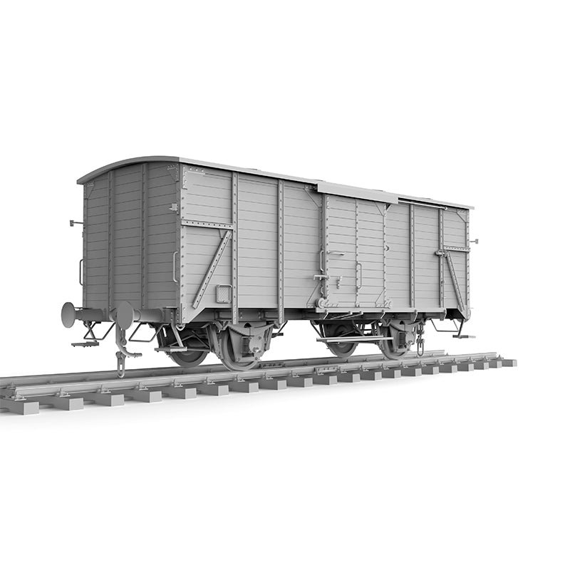 AK Interactive AK35502 WAGON FERROVIAIRE ALLEMAND COUVERT G10 GEDECKTER GÜTERWAGEN G10 1/35 – Bild 4