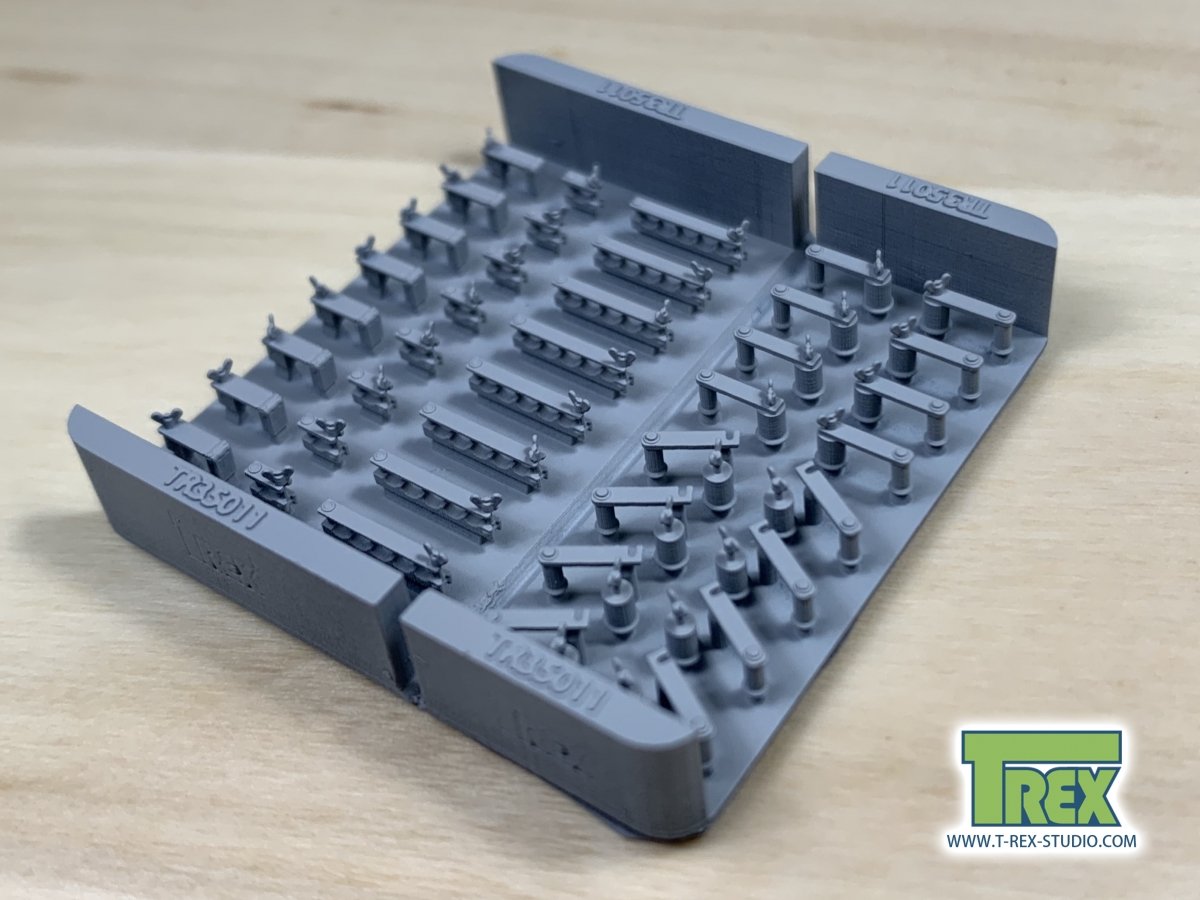 Supports et fixations T-Rex Studio TR35011 pour ensemble de chars allemands Panzer au 1/35 – image 2