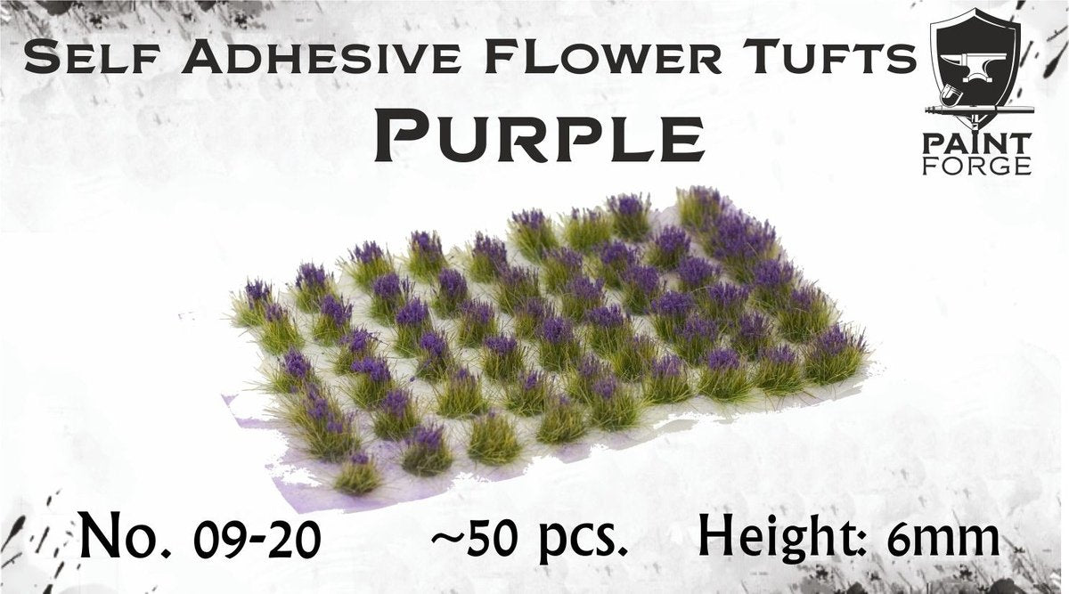 Paint Forge PFFL2609 Fleurs violettes 6 mm