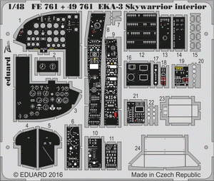 Intérieur Eduard 49761 EKA-3 Skywarrior TRUMPETER 1/48