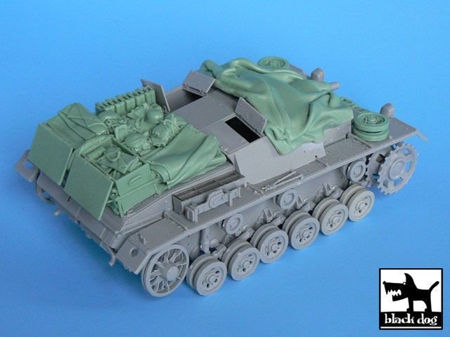 Ensemble d&amp;#39;accessoires Black Dog T35009 Stug III C/D pour Dragon 1/35 – image 5