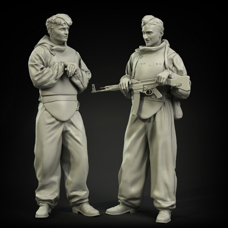Panzer Art FI35-044 Ensemble de sapeurs d&amp;#39;assaut soviétiques au 1/35
