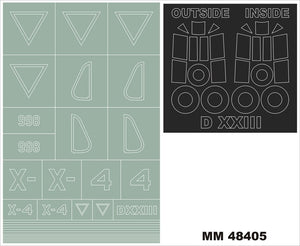 Montex MM48405 FOKKER XXIII RS MODÈLE 48001 1/48