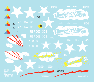Star Decals 35-C1025 Thunderbolt V / VI / VII 1/35 – image 2