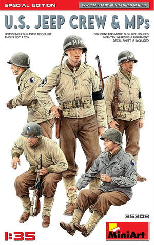 MiniArt 35308 Équipage de Jeep américain et policiers militaires. Édition spéciale 1/35