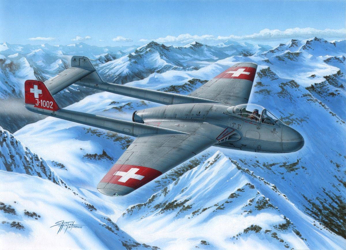 Special Hobby 72339 DH.100 Vampire Mk. I Le Premier Jet Gardiens de la Neutralité 1/72