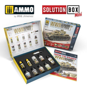 Munitions de Mig Jimenez 7902 SOLUTION BOX MINI – Véhicules DAK allemands de la Seconde Guerre mondiale – image 3
