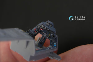 Intérieur imprimé en 3D et coloré sur papier décalcomanie Quinta Studio QD48156 FW 190A-5 (pour maquette Hasegawa) 1/48  – immagine 4