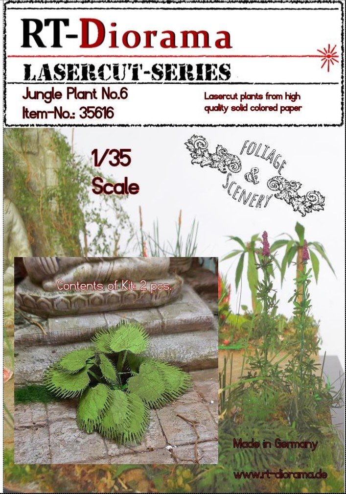 RT-Diorama 35616 Plante de la jungle n° 6 1/35
